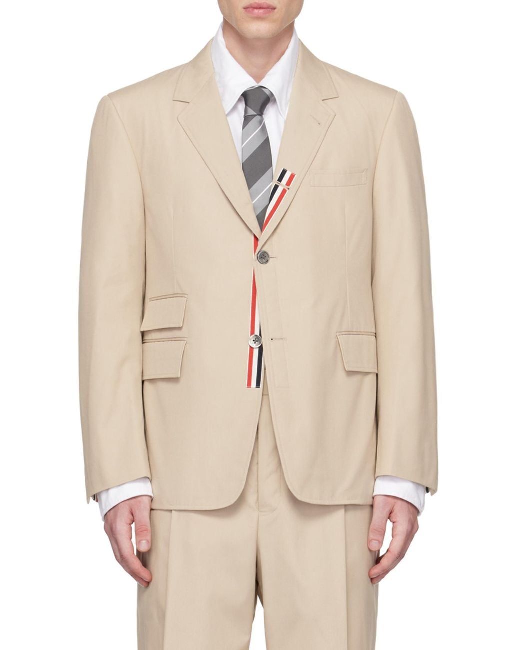 Thom Browne Brown Single-Breasted Tailored Blazer for men