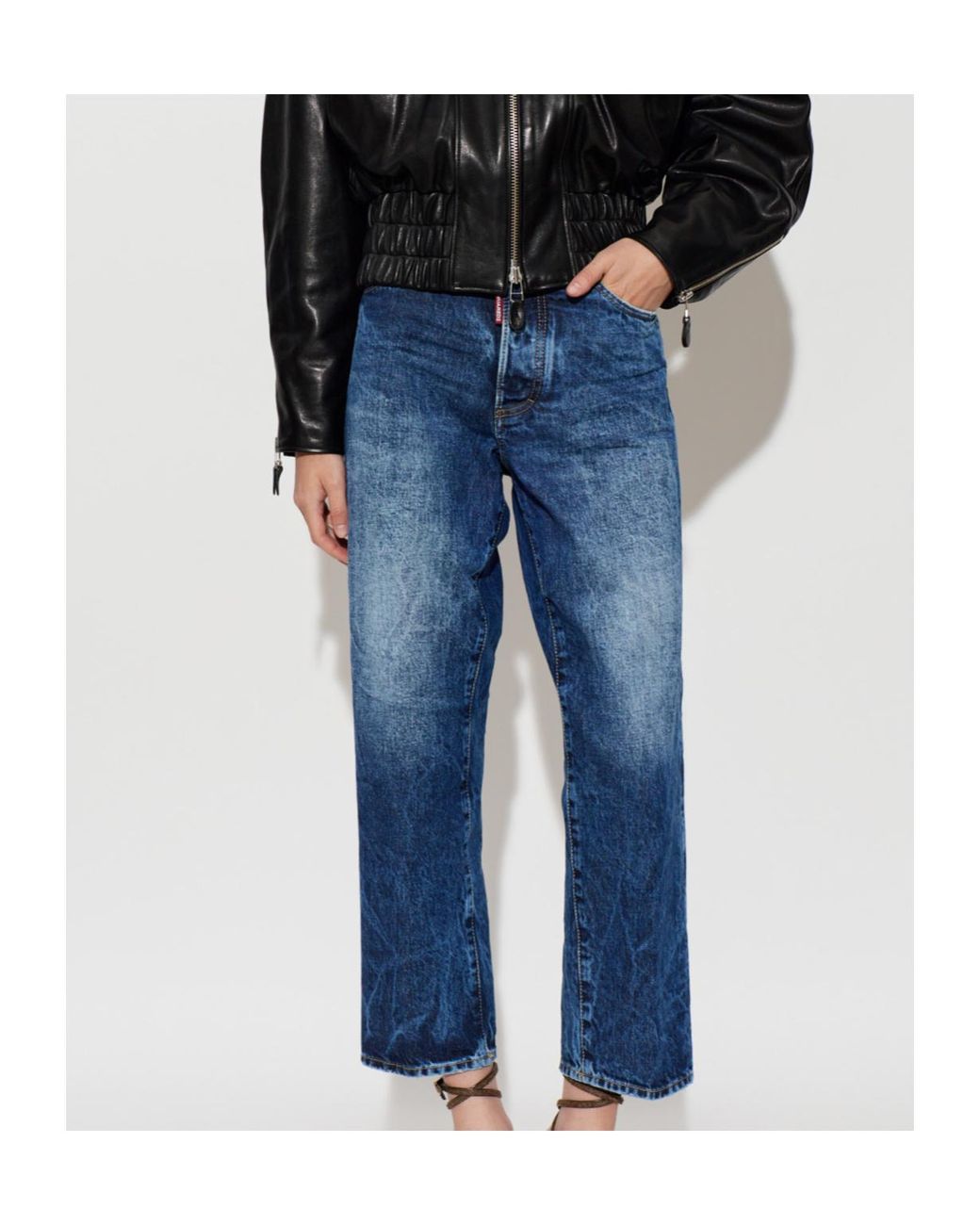DSquared² Blue Boston Straight-Leg Jeans