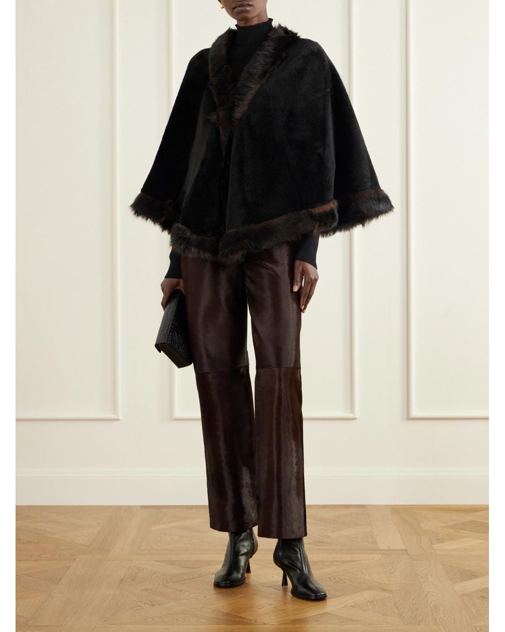 Nour Hammour Blue Simple Wool Shawl
