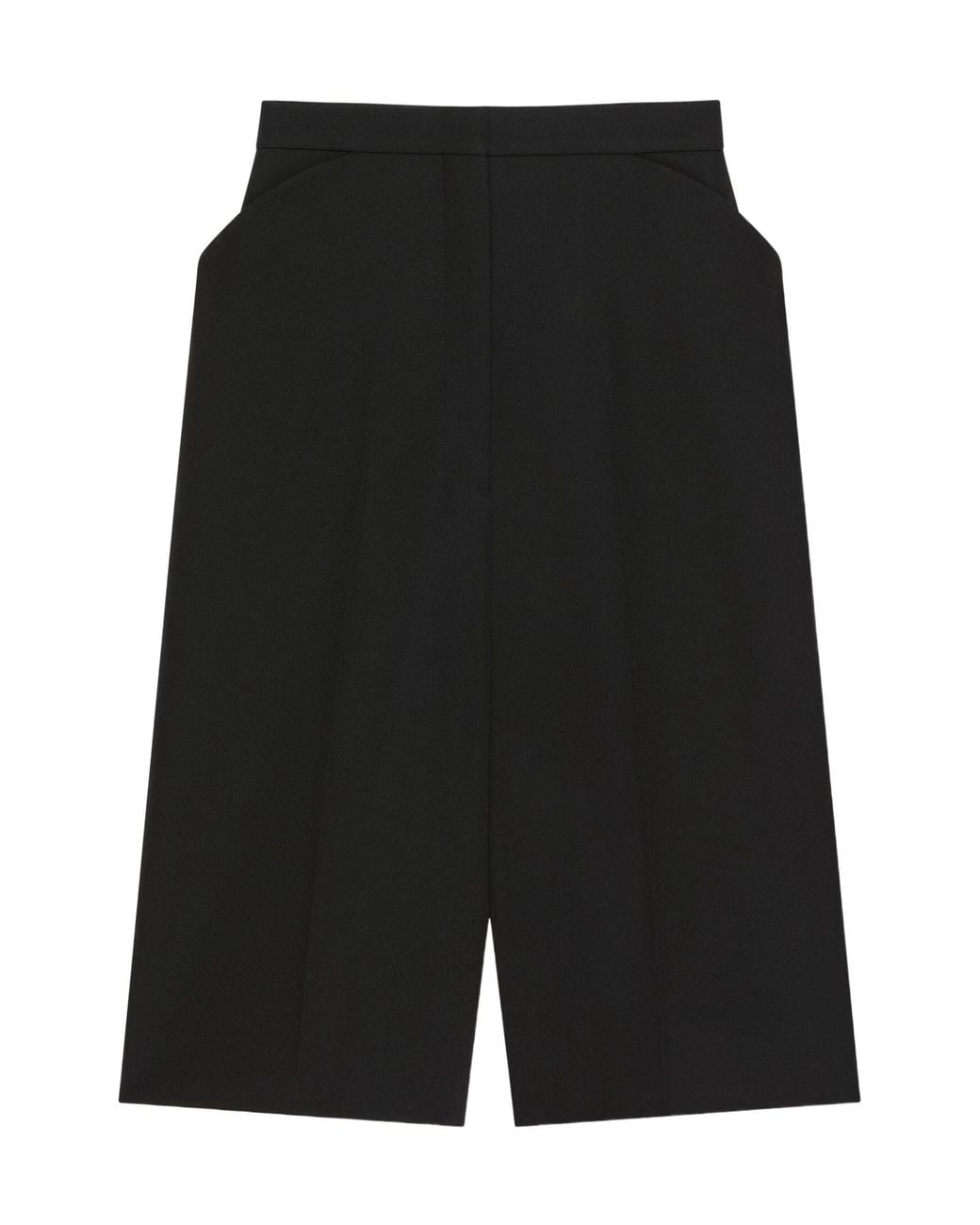 Givenchy Black Wool Longline Shorts