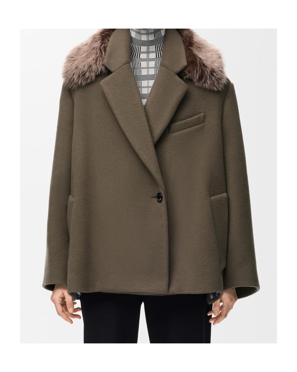 Loewe Brown Short Coat
