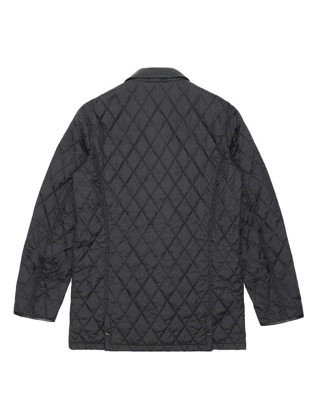 Ferragamo Gray Quilted Casual Jacket for men