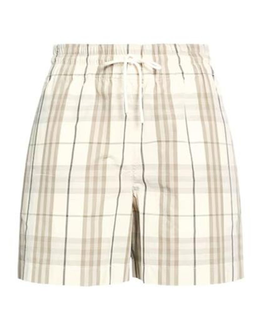 Burberry Natural Shorts & Bermuda Shorts Cotton