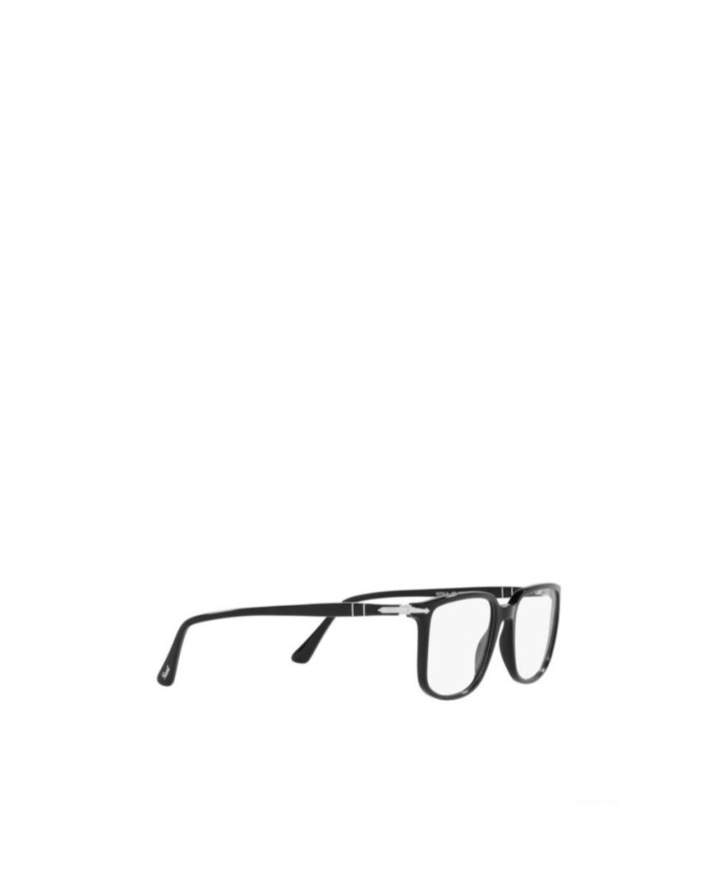Persol White Rectangle Frame Glasses for men