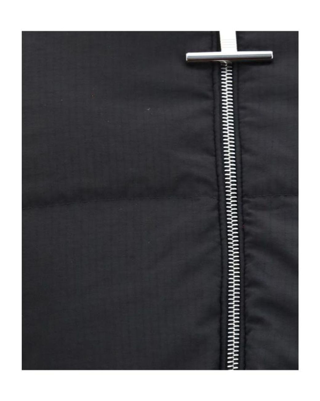 Thom Browne Black Cropped Padded Zip Jacket
