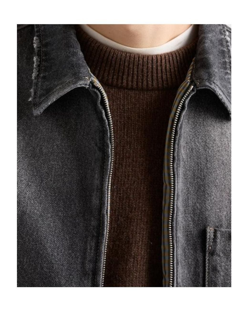 Prada Brown Re-Cashmere Crew-Neck Sweater for men