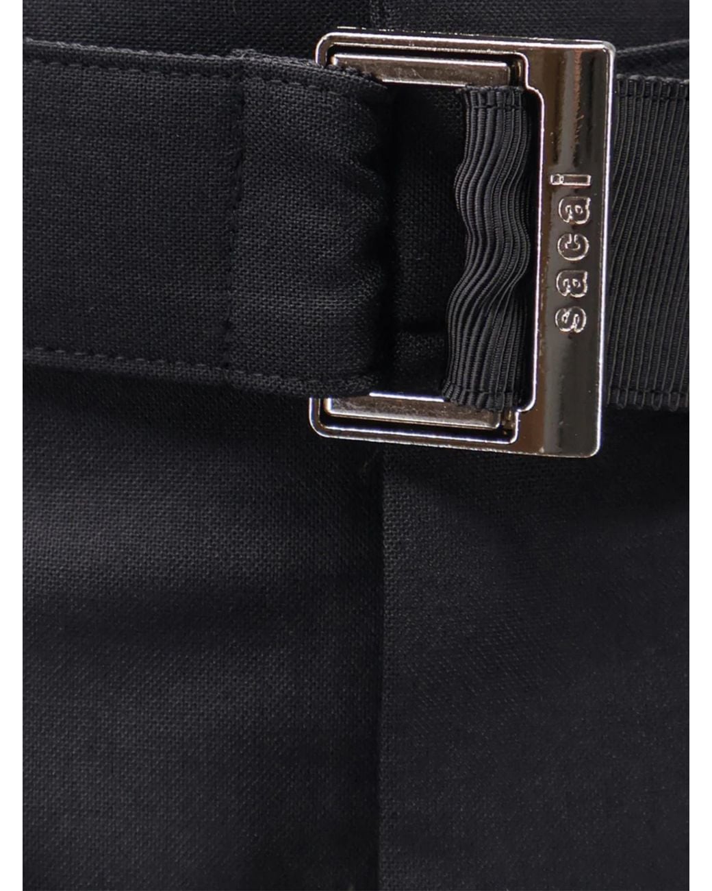 Sacai Black Wide-Leg Cropped Trousers