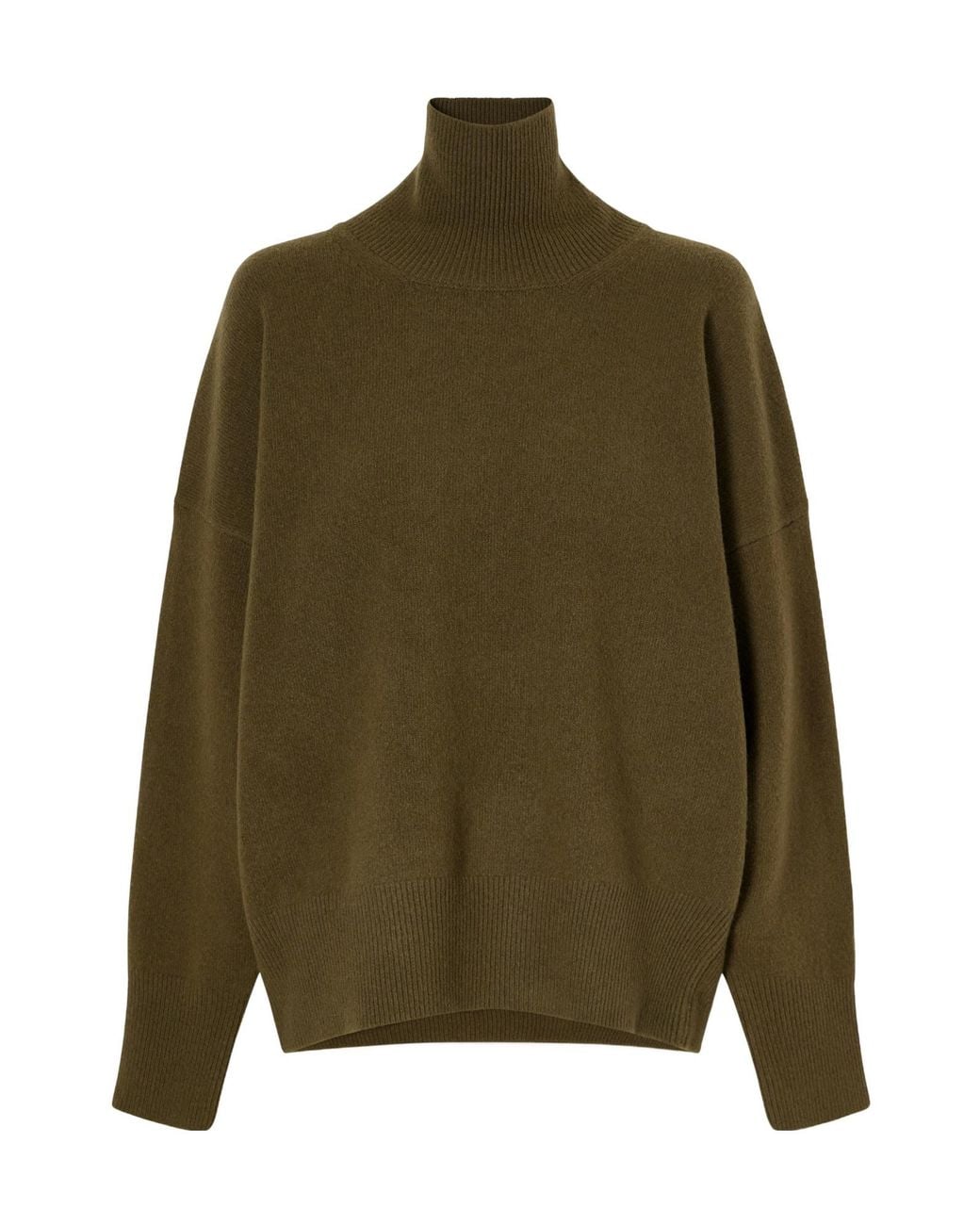 Rohe Green Wool-Blend Turtleneck Sweater