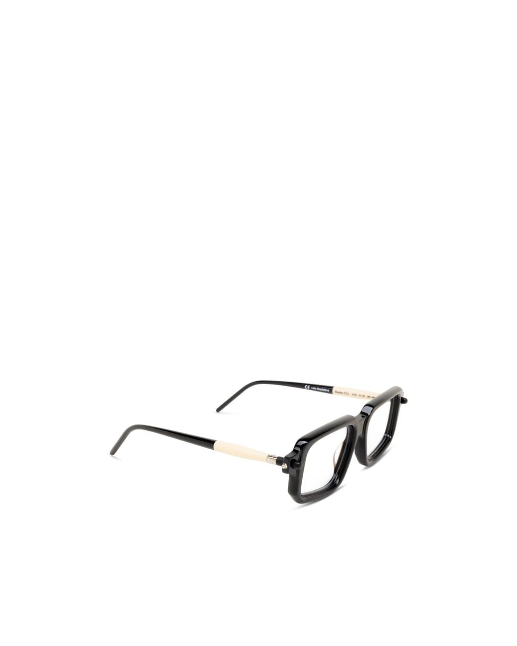 Kuboraum White Square-Frame Glasses for men