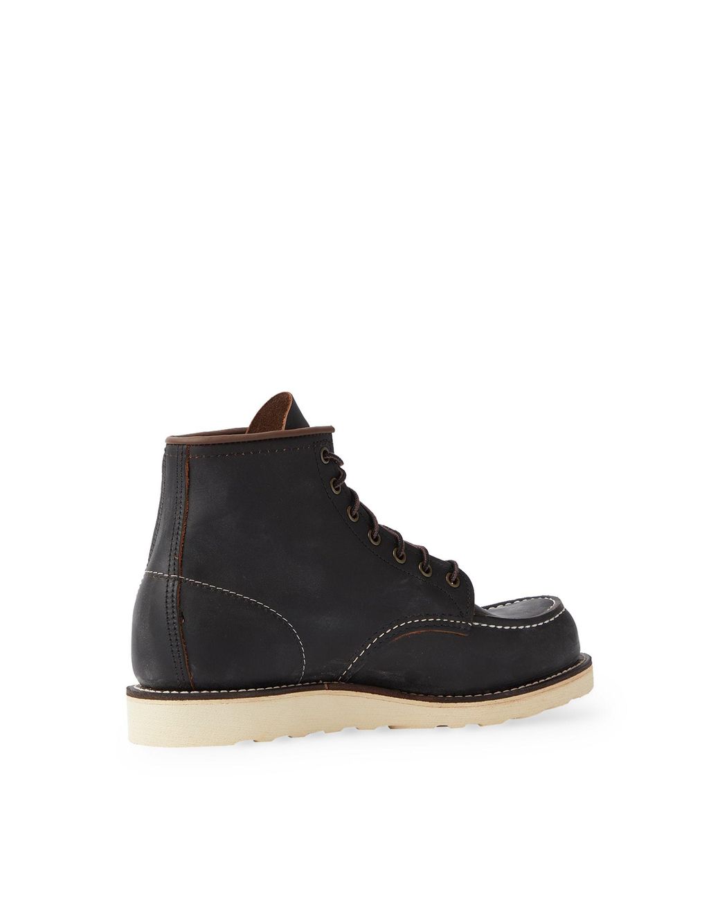 Red Wing Black Classic Moc Ankle Boots for men
