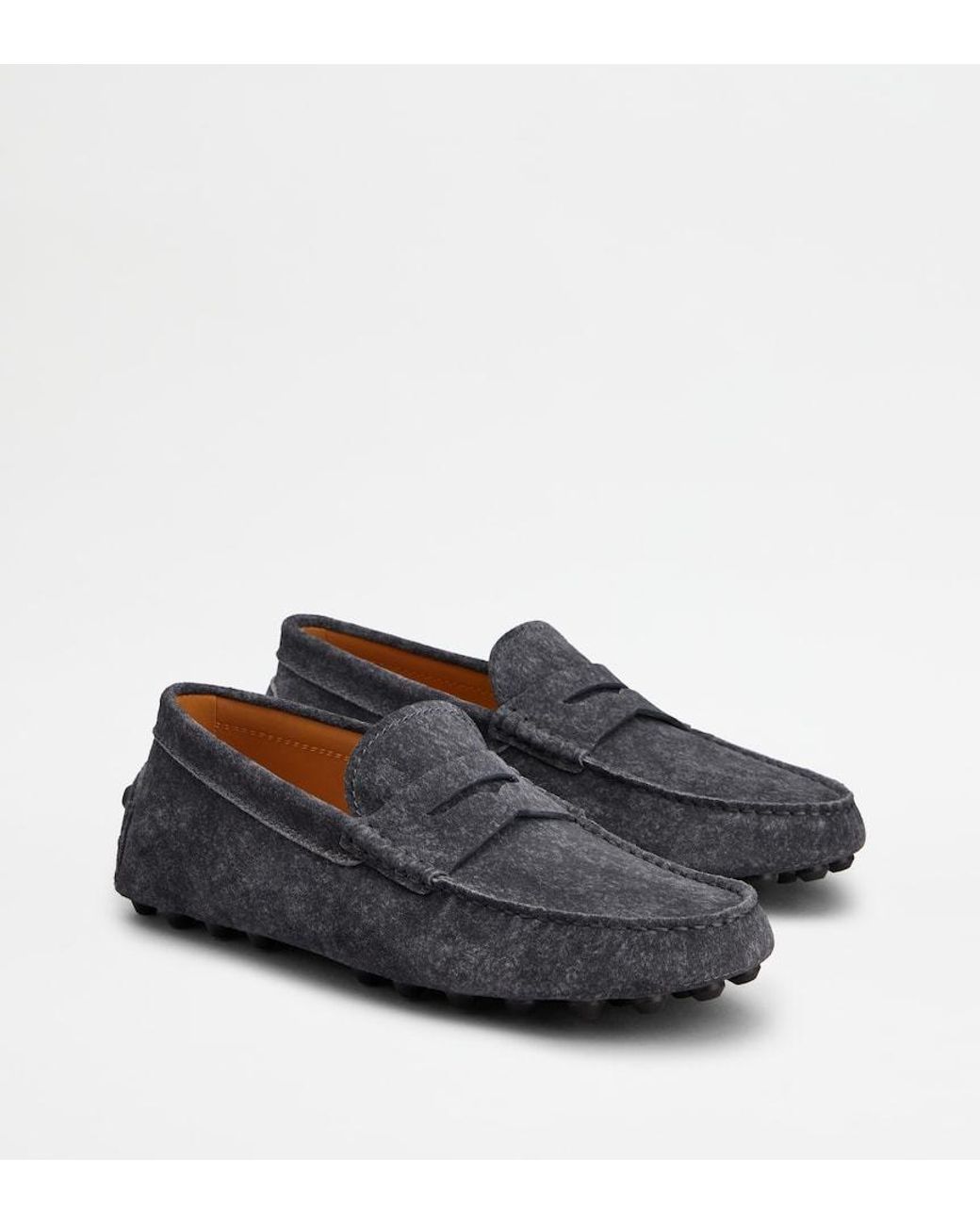 Tod's Black Round-Toe Slip-On Loafers for men