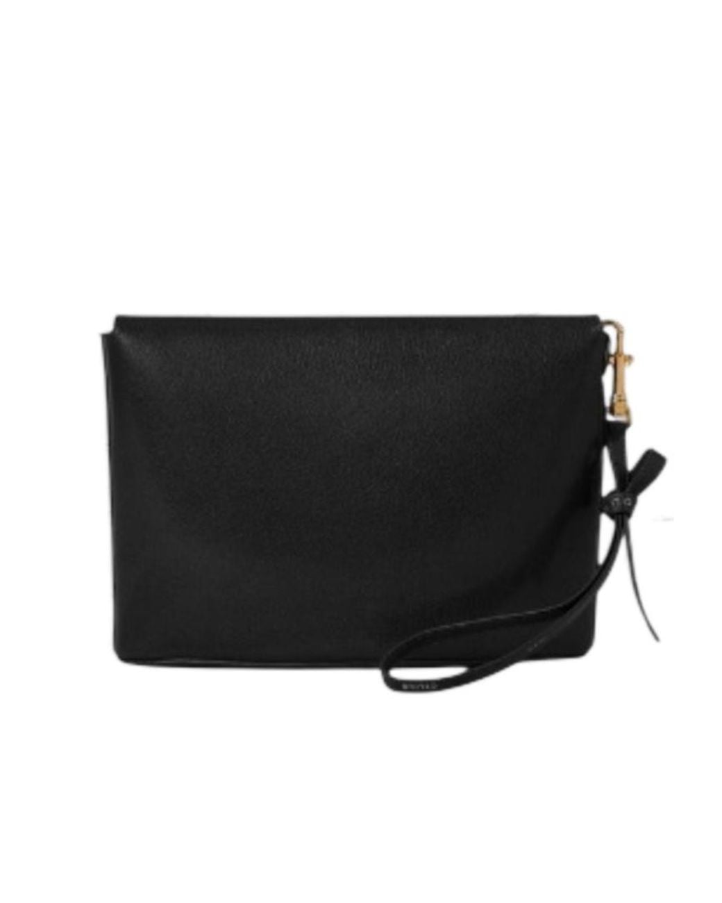 Céline Black Medium Flap Pouch