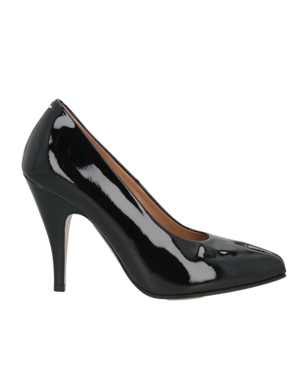 Maison Margiela Black Patent Leather High Heels
