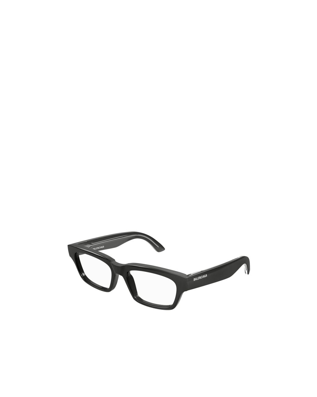 Balenciaga White Eyewear Rectangular Optical Glasses for men
