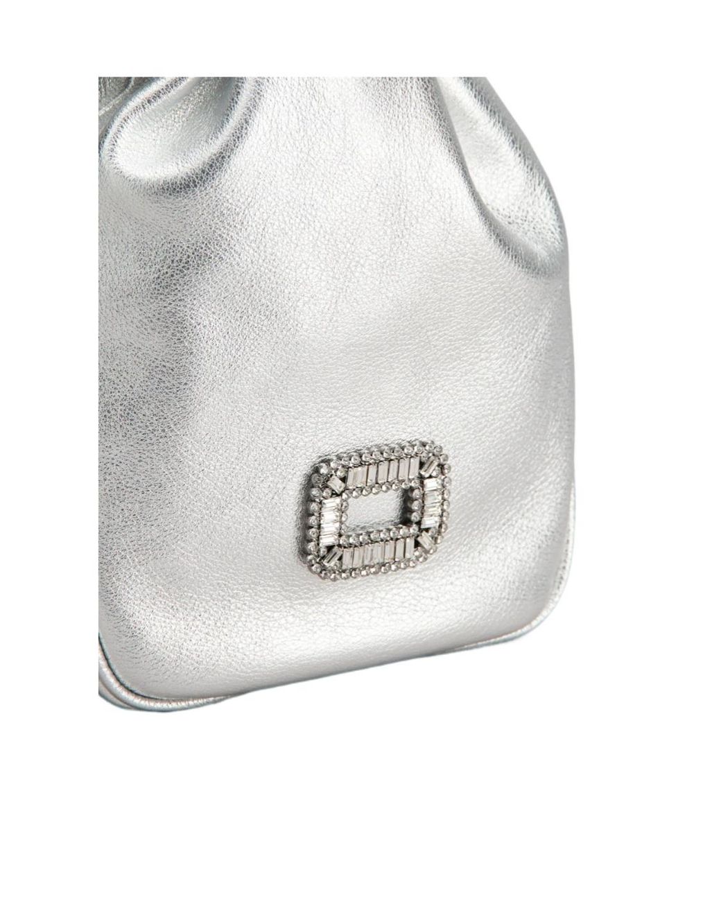 Roger Vivier Gray Pilgrim Nano Bag