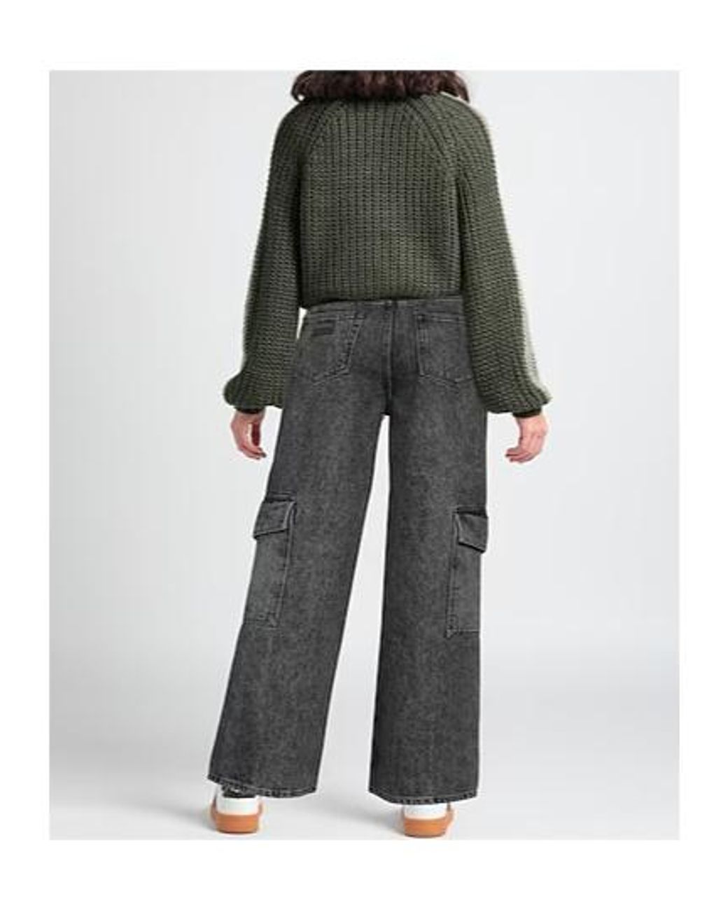 Ganni Gray Denim Trousers
