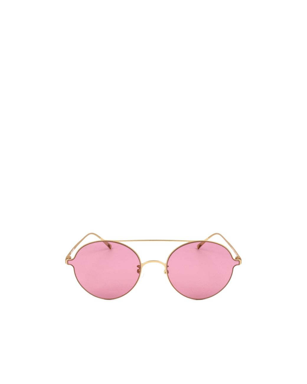 Zadig & Voltaire Pink Round Frame Sunglasses