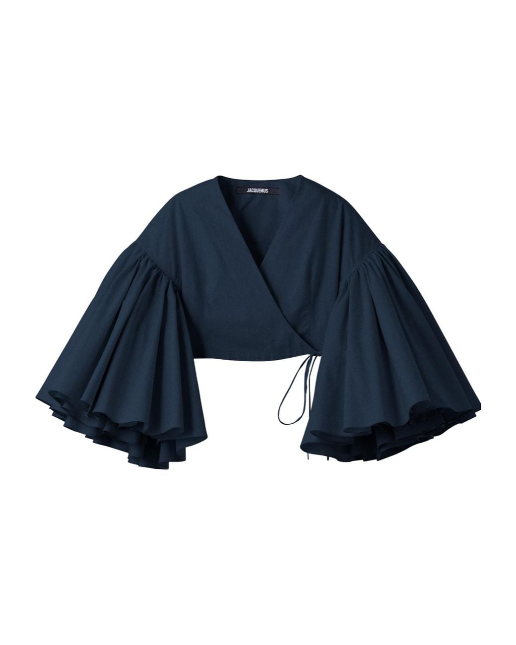 Jacquemus Blue The Paysan Wrap Top