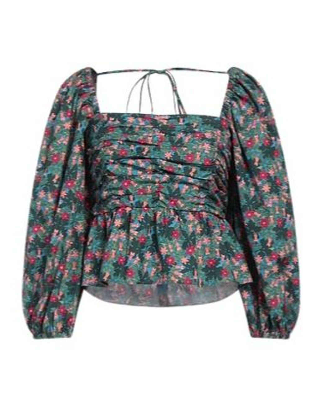 Weekend by Maxmara Blue Floral Print Top