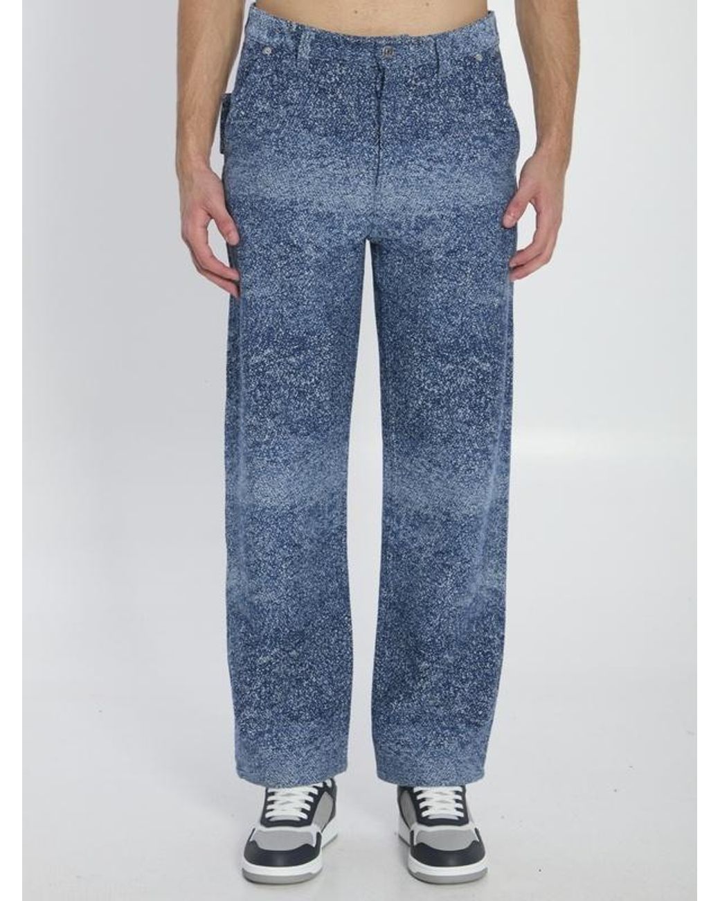 Dior Blue Homme Straight Leg Carpenter Jeans for men