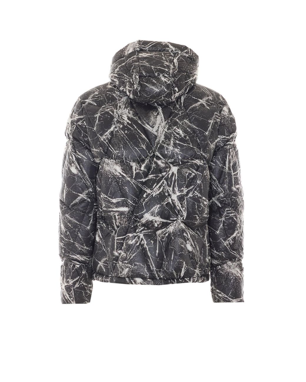 Moose Knuckles Gray Printed Zipped Jacket for men