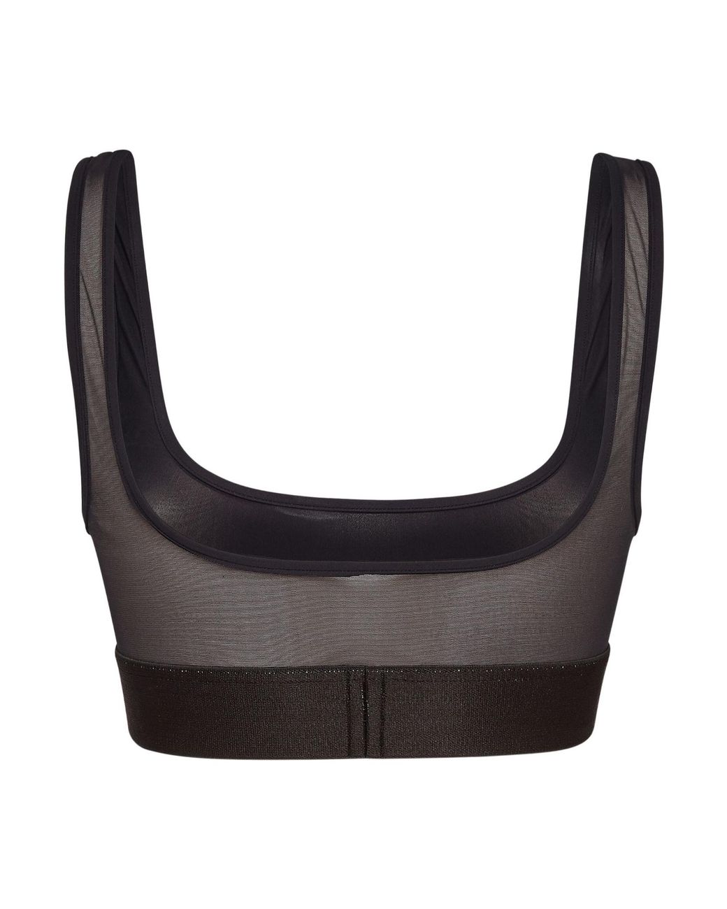 DSquared² Black Shoulder Strap Sports Bra