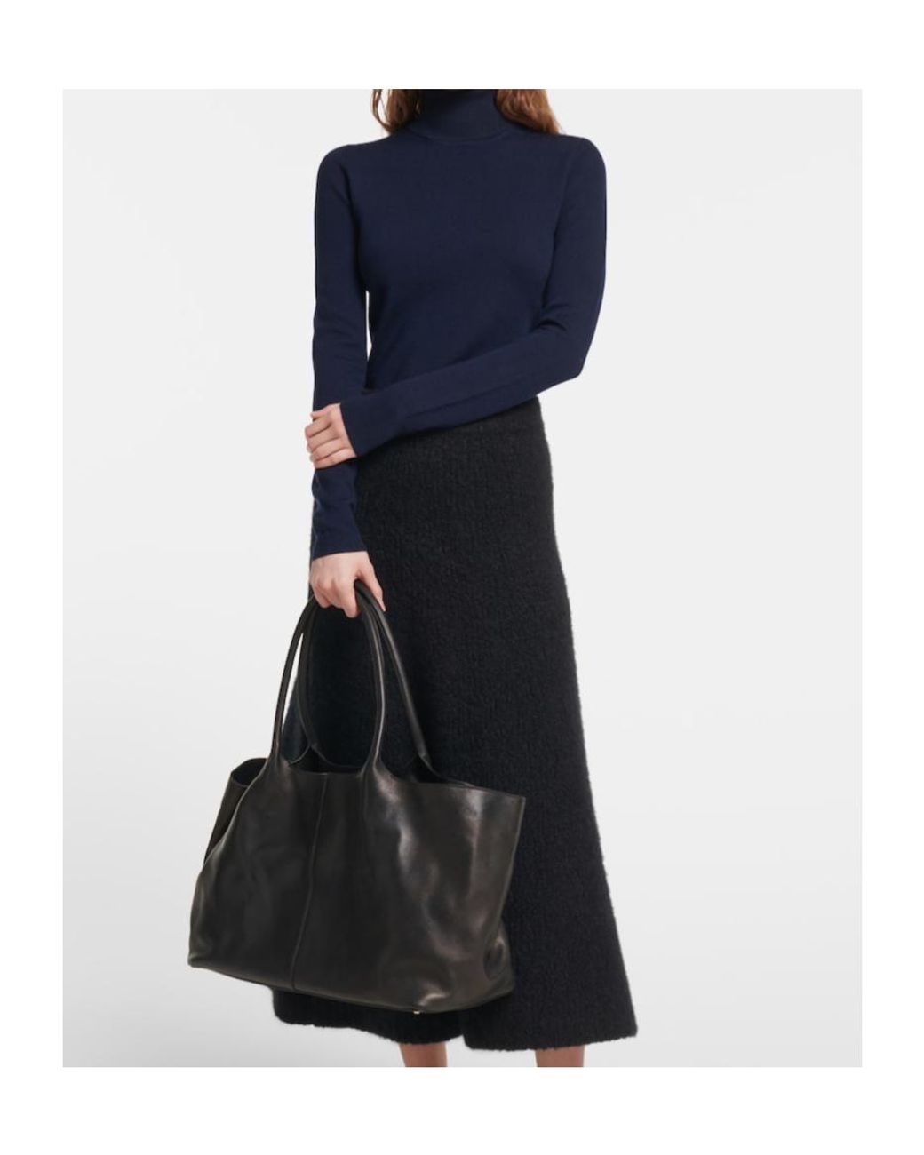 Gabriela Hearst Blue May Turtleneck Sweater