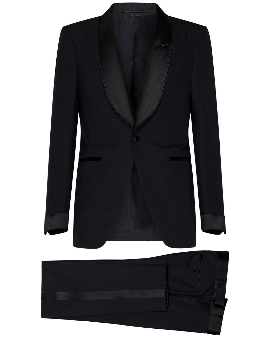 Tom Ford Black Single-Breasted Tailored Suit for men