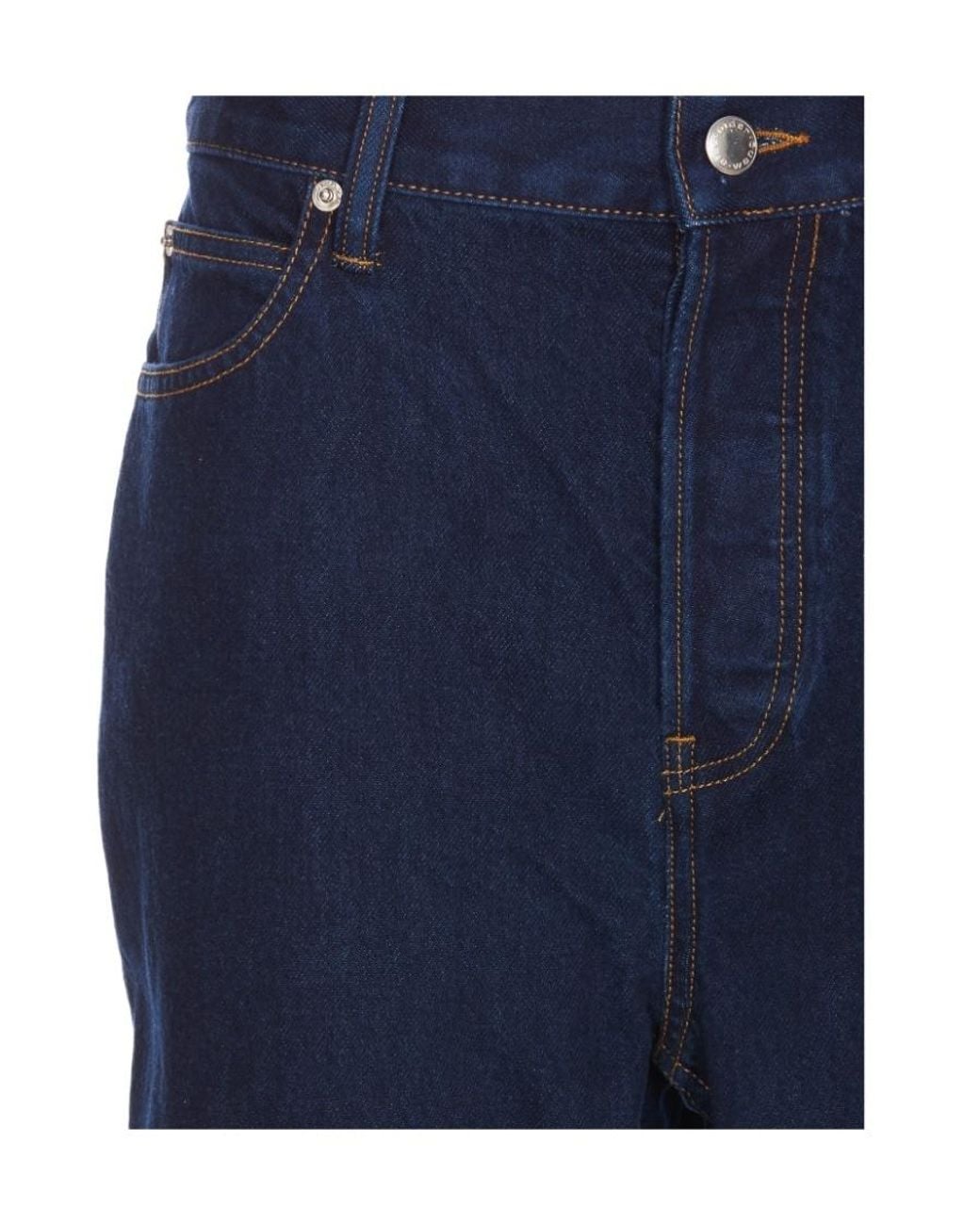 Alexander Wang Blue Straight-Leg Jeans