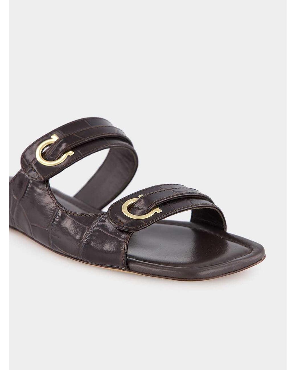 Ferragamo Multicolor Ferragamo Gancini Ornament Slides