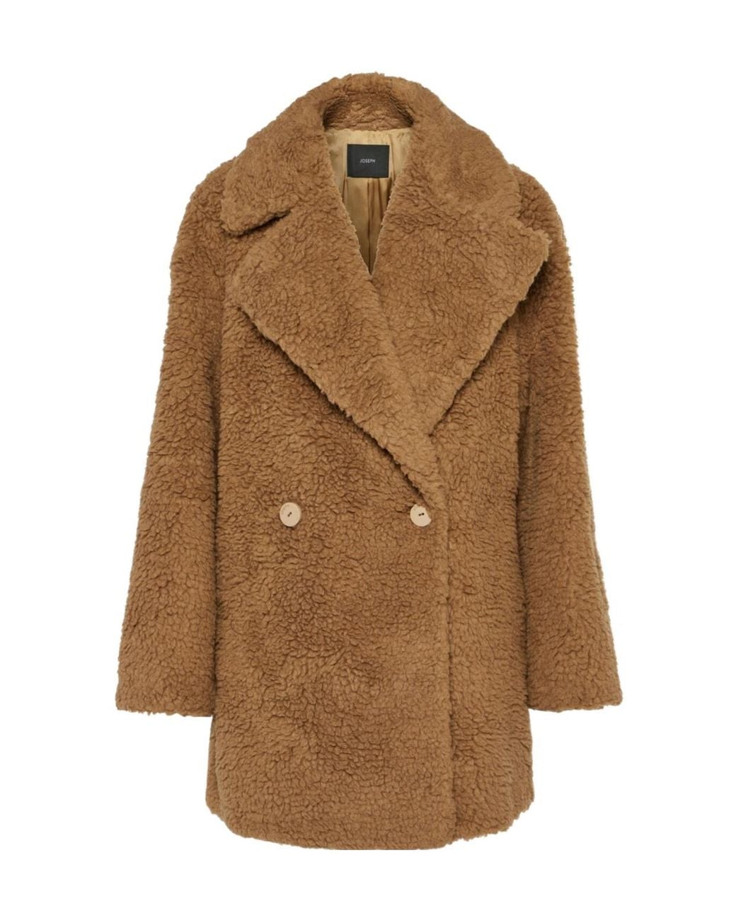 Joseph Brown Double-Breasted Cotton Jacket