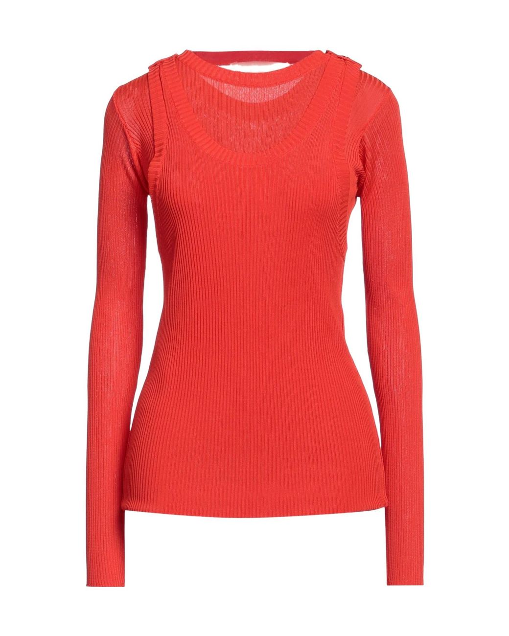 Marni Red Ightweight Knit Jumper