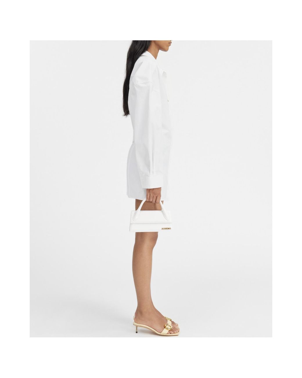 Jacquemus White Collared Long-Sleeve Shirt
