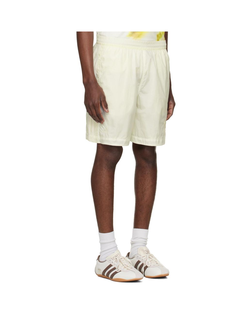 Wales Bonner White X Adidas Originals Collaboration Football Shorts for men