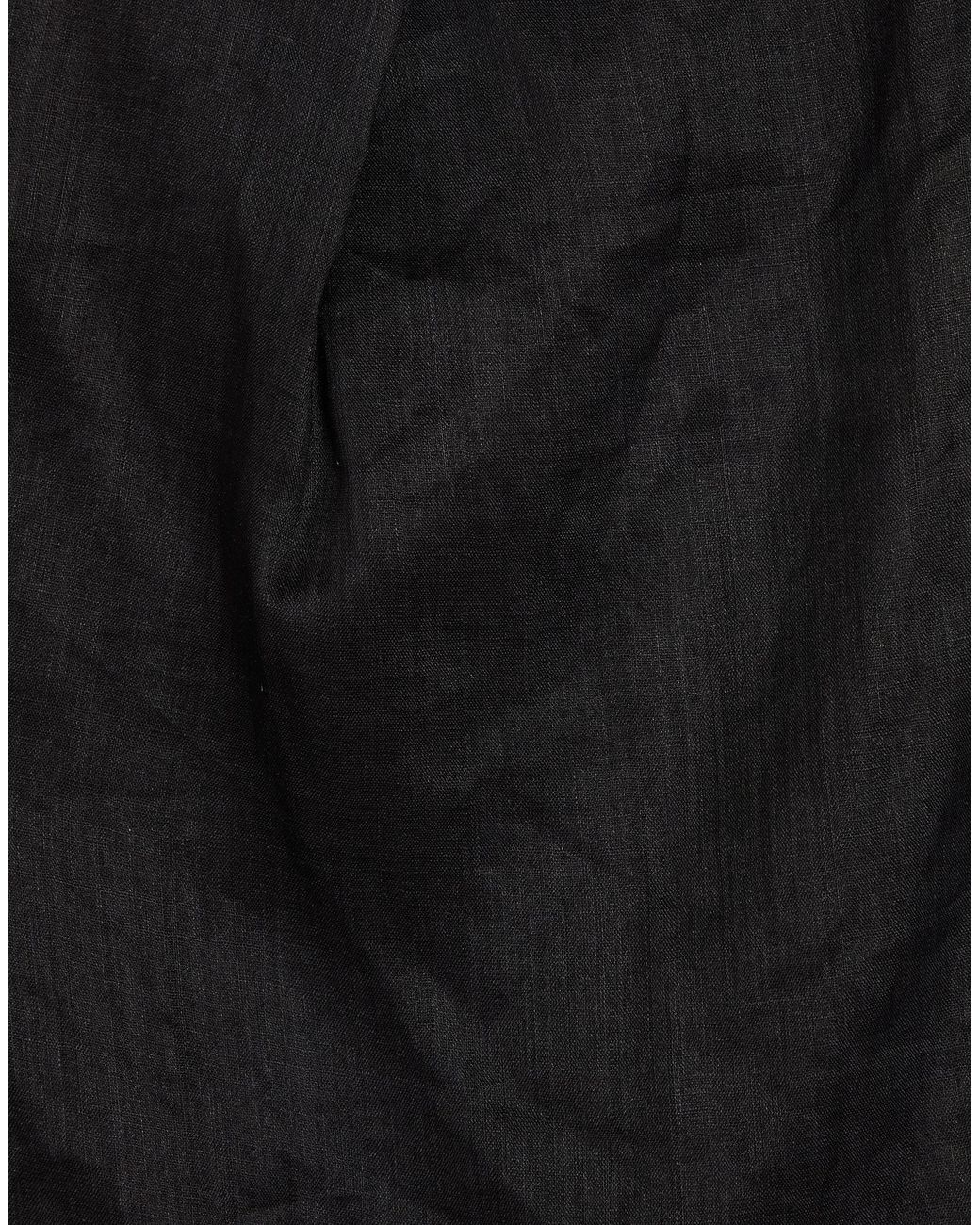 Max Mara Black Sleeveless Solid-Color Top