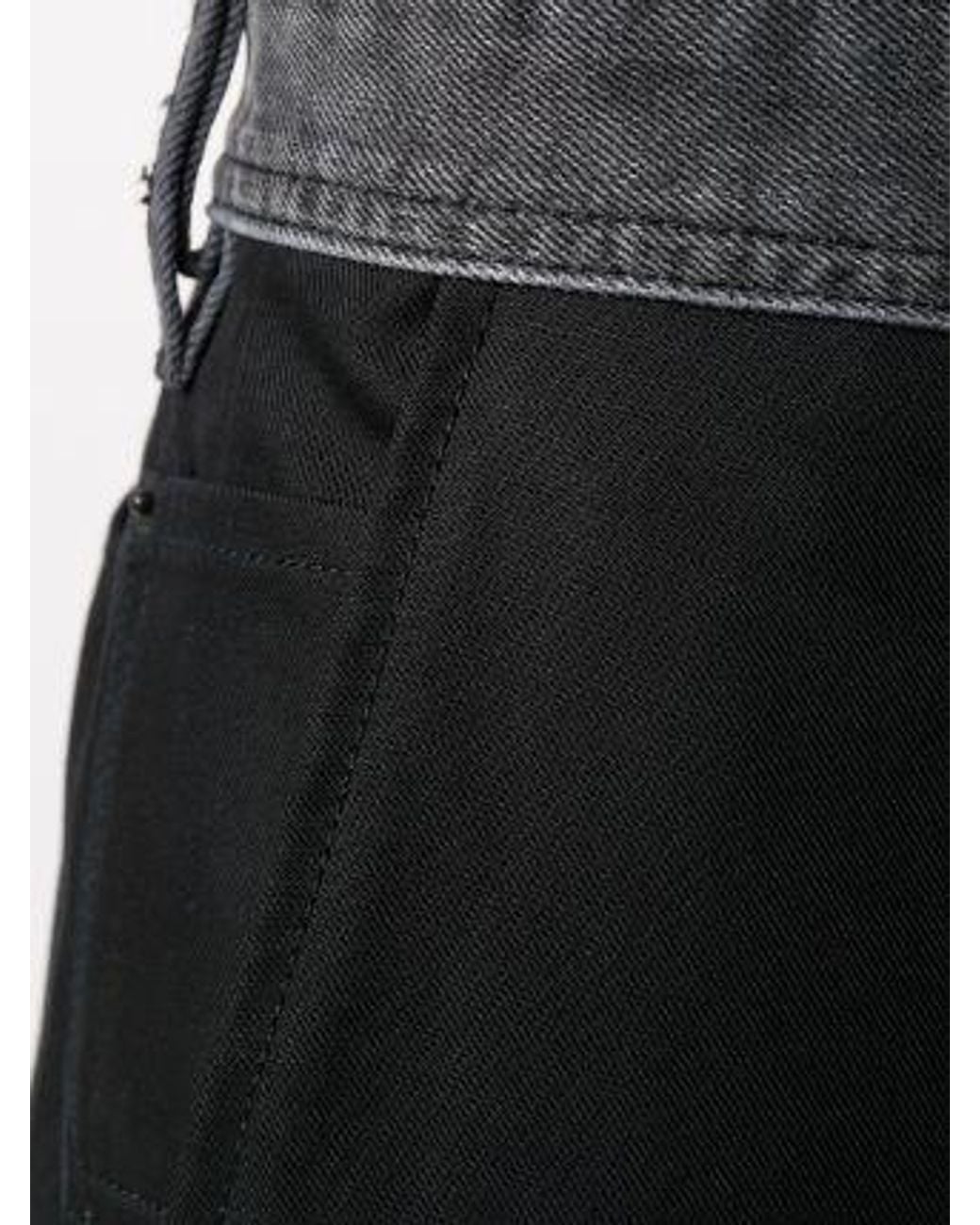 DIESEL Black Relaxed Fit Tailored Pants for men