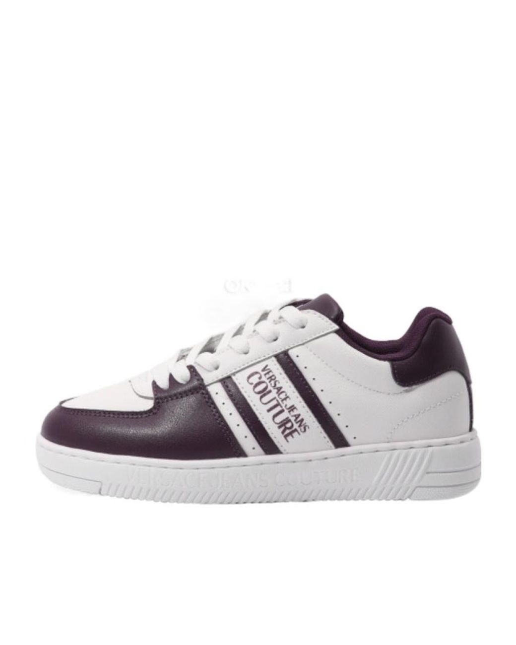 Versace Jeans Gray Lace-Up Sneakers