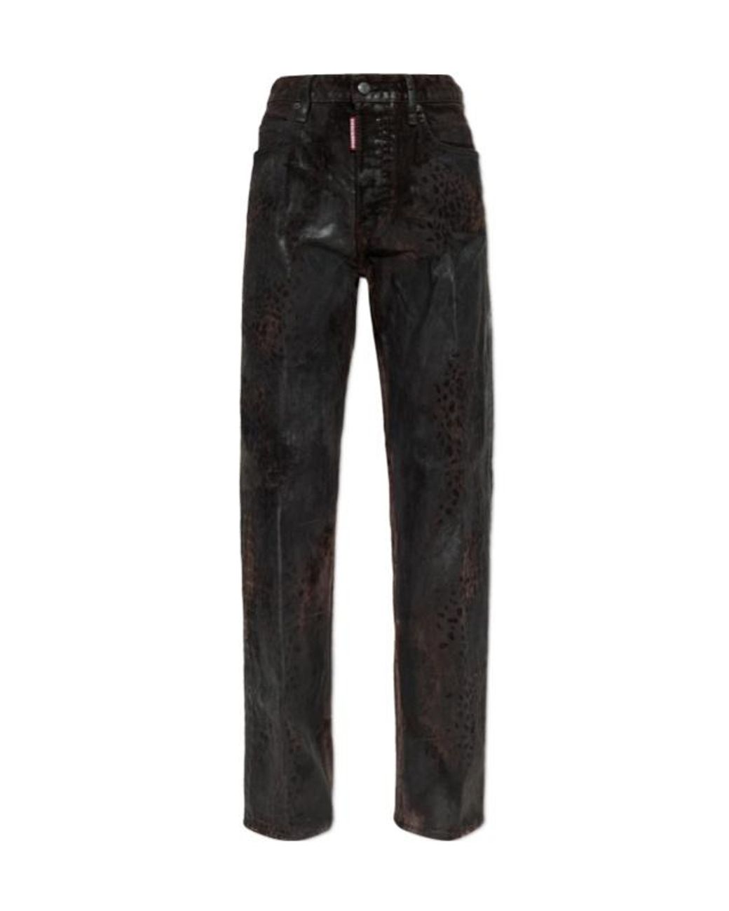 DSquared² Black Straight Trousers