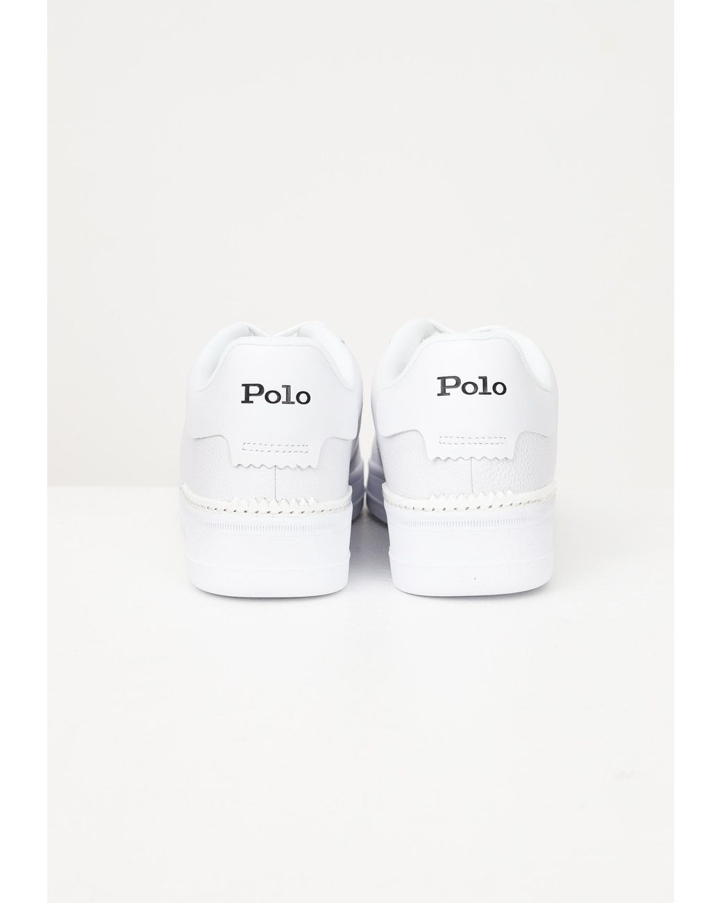 Polo Ralph Lauren White Masters Court Low-Top Sneakers for men
