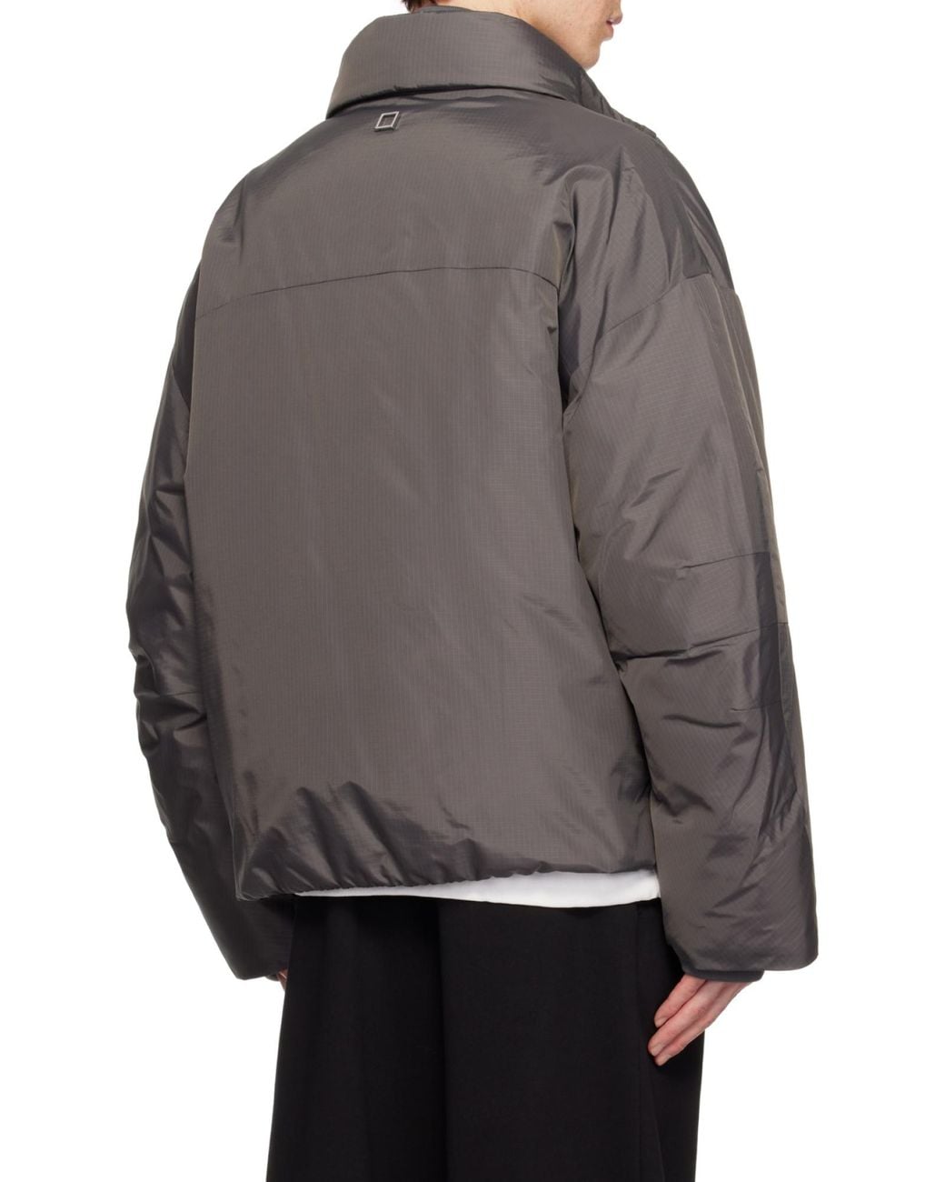 Wooyoungmi Gray Puffer Jacket for men