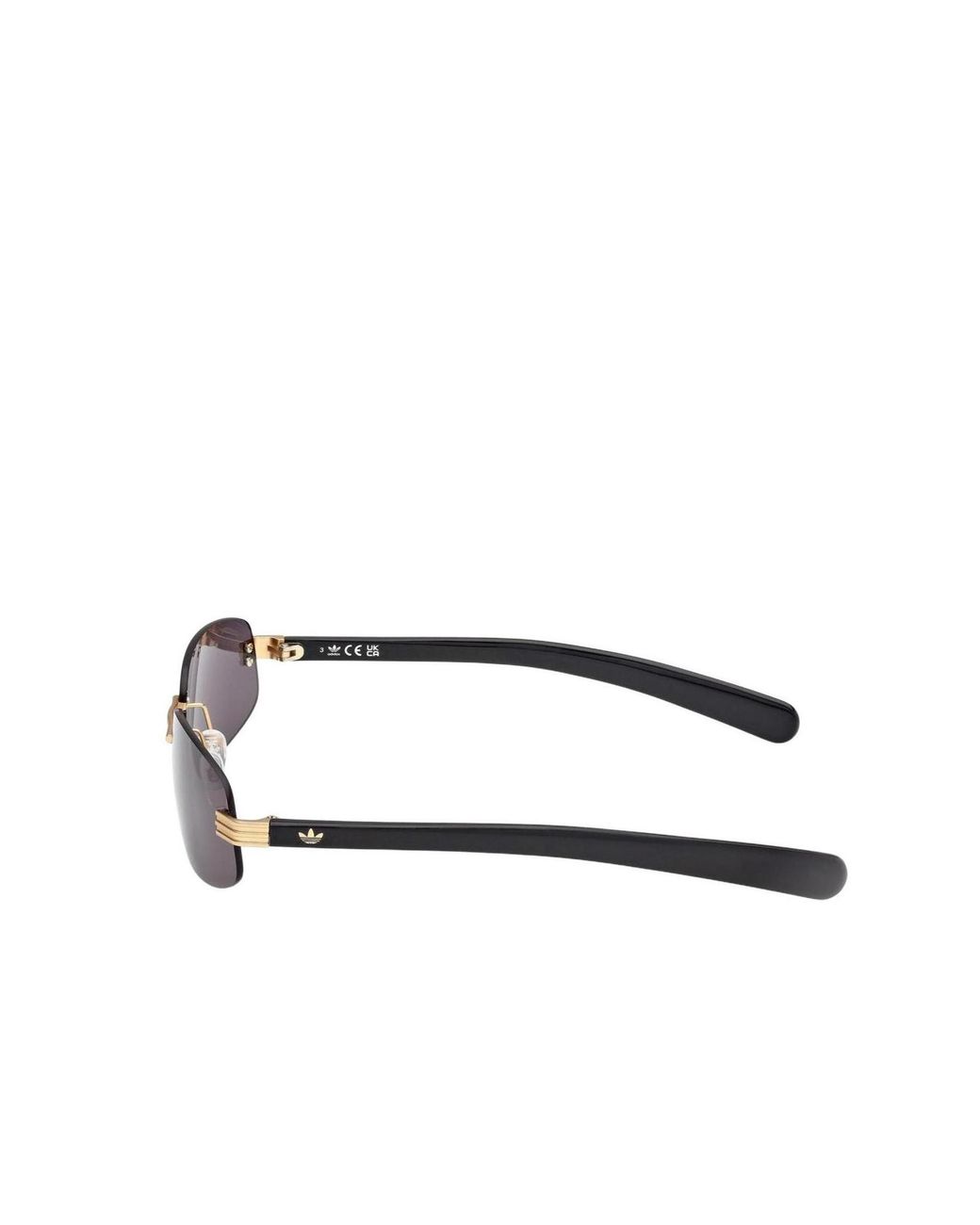 Adidas Originals White Rimless Sunglasses for men