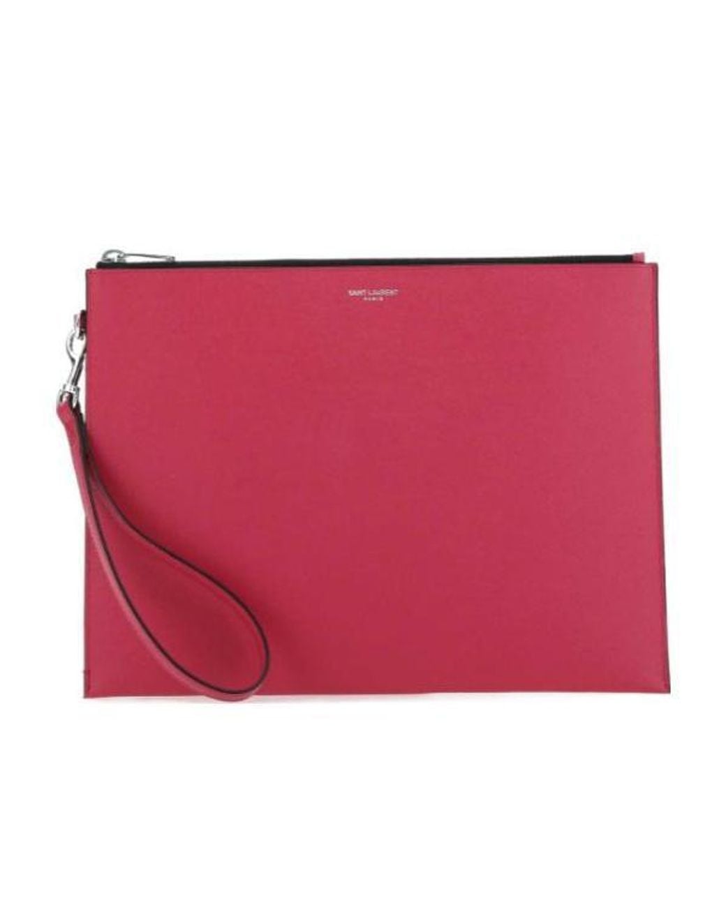 Saint Laurent Red Zipped Tablet Holder for men