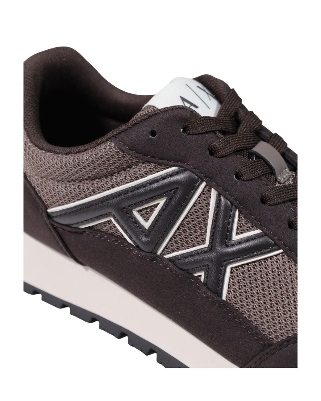 ARMANI EXCHANGE Black Sneakers for men