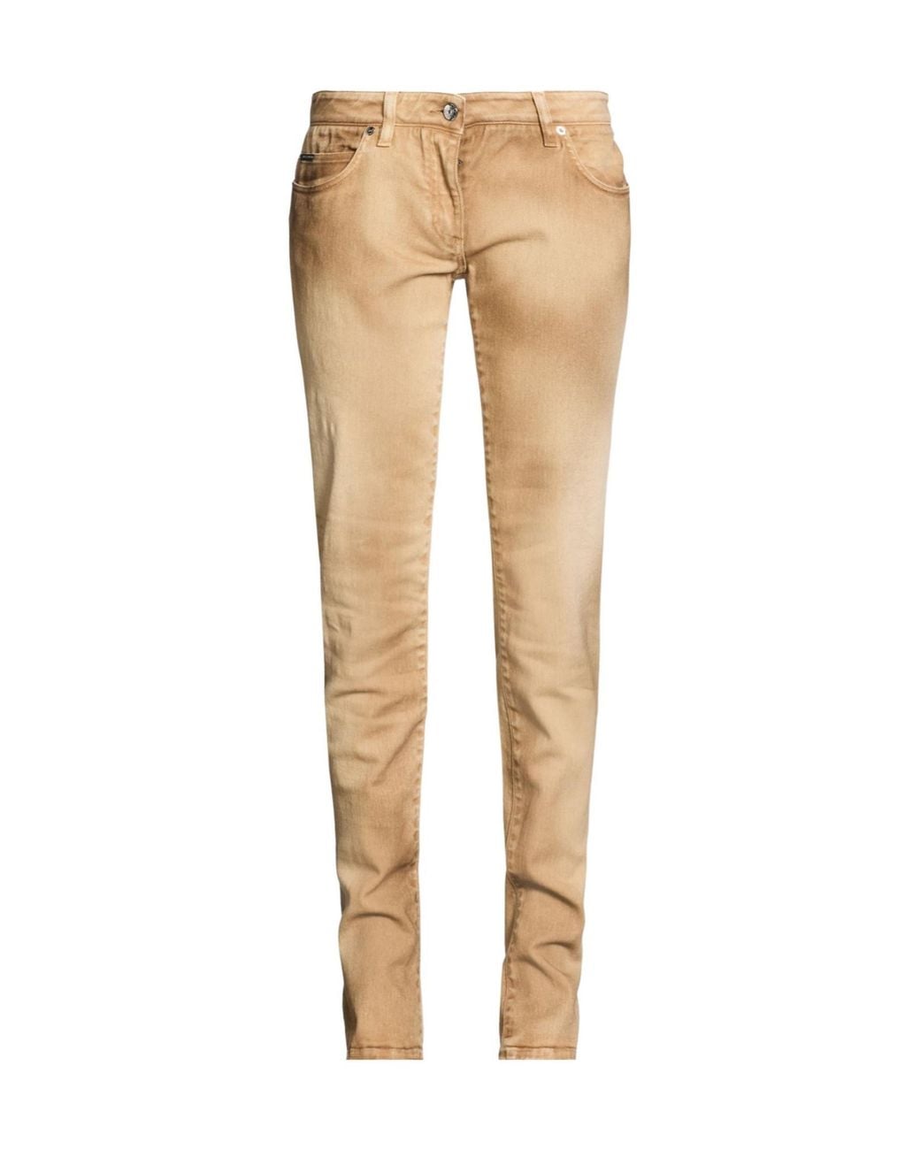 Dolce & Gabbana Natural Straightleg Jeans