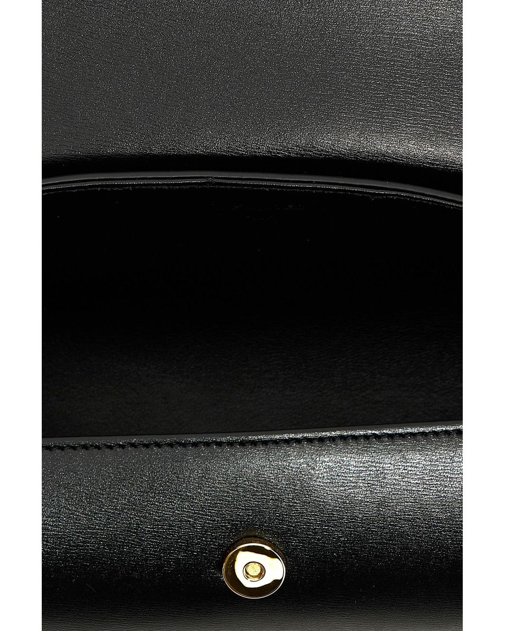 Jil Sander Black Cannolo Foldover Shoulder Bag