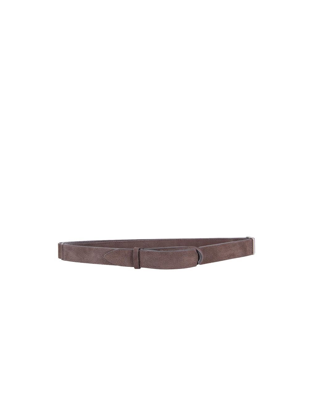 Orciani Blue Nobuckle Sliding Ring Belt for men