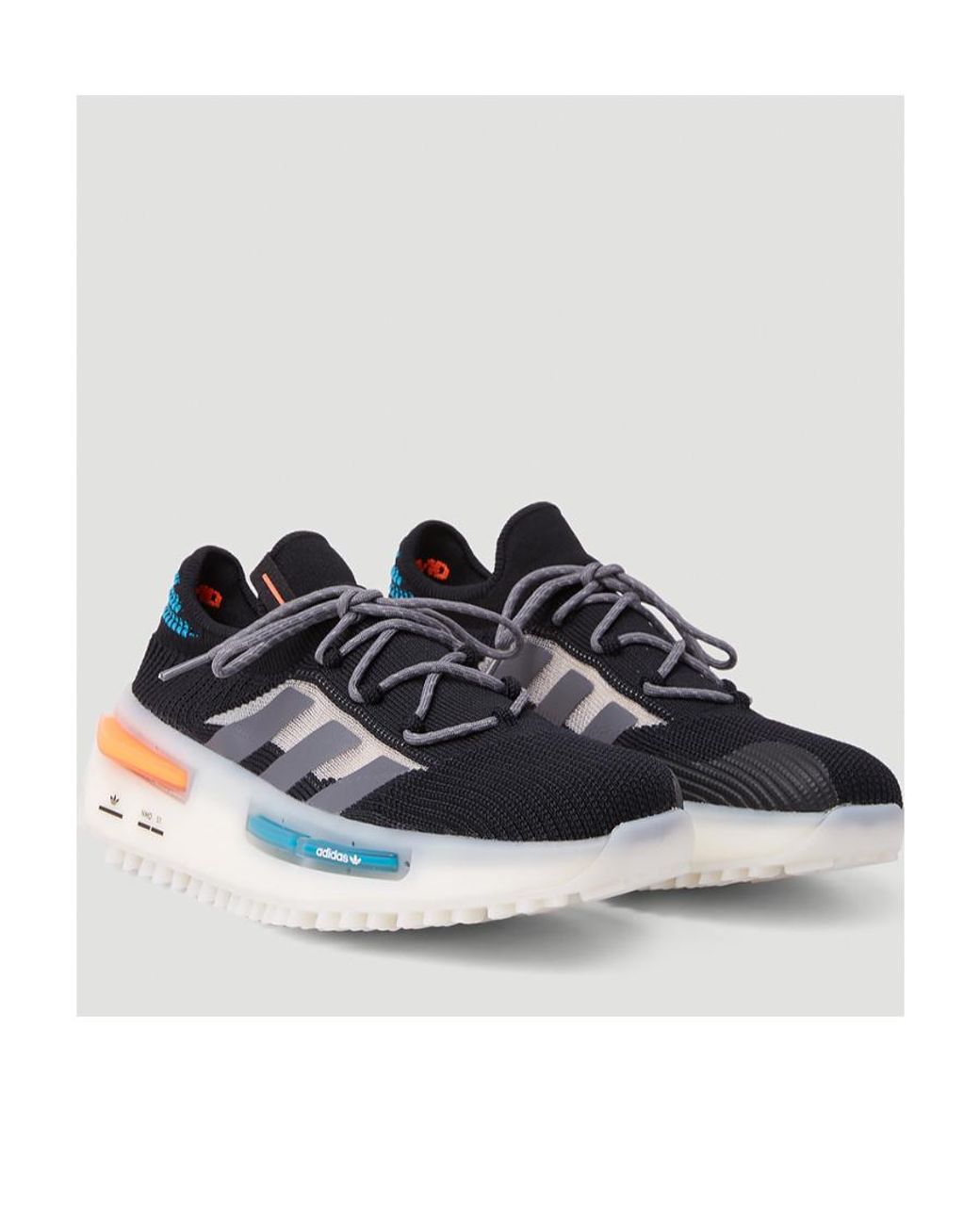 Adidas Originals Blue Nmd Chunky-Sole Sneakers for men