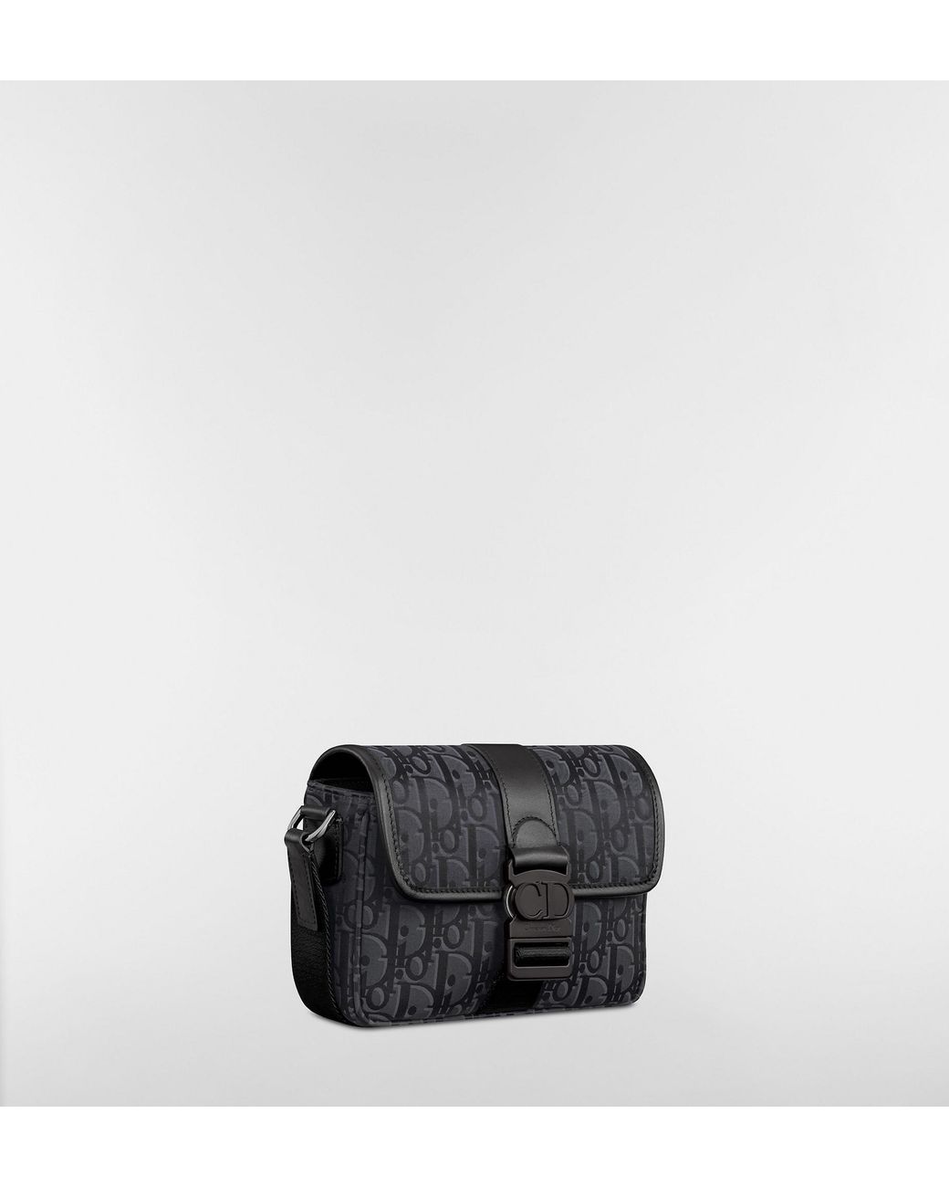Dior Black Trek Mini Flap Messenger Bag for men