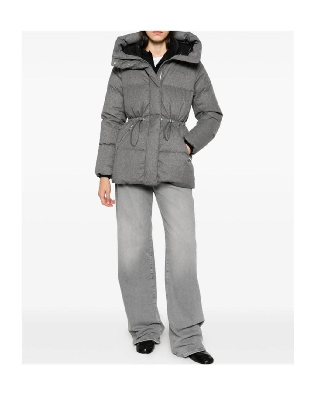 Mackage Gray Padded Zip-Up Coat