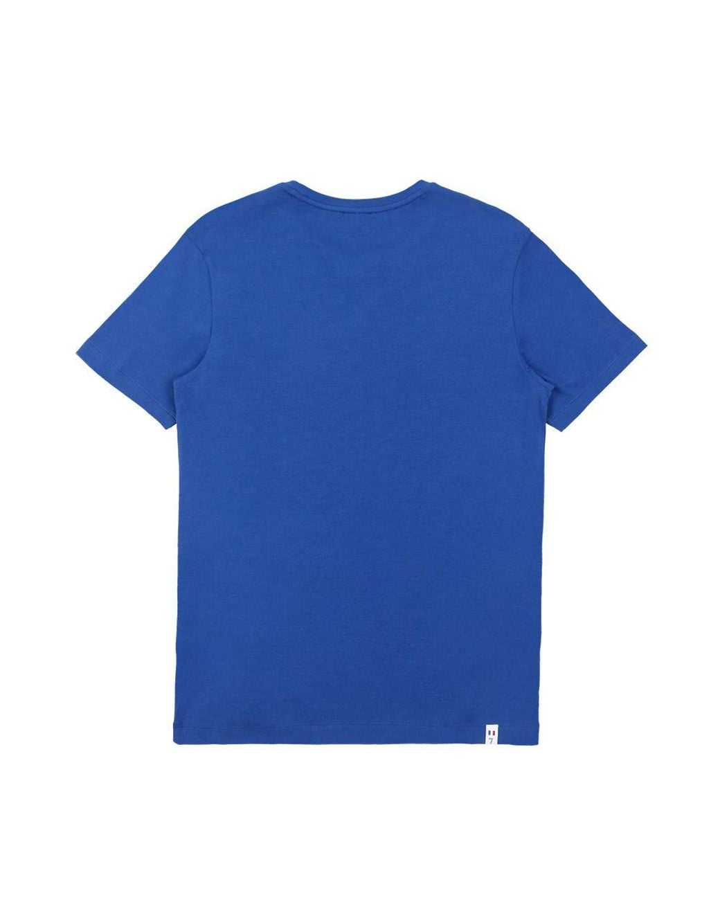 EA7 Blue Logo Round Neck T-Shirt for men